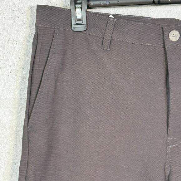 PGA Tour Men's Flat-Front 4-Way Stretch 9" Shorts DK grey Heather, 38 $68 - Picture 3 of 10